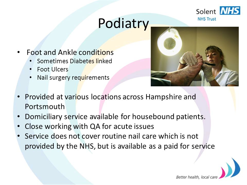 Podiatry Foot and Ankle conditions