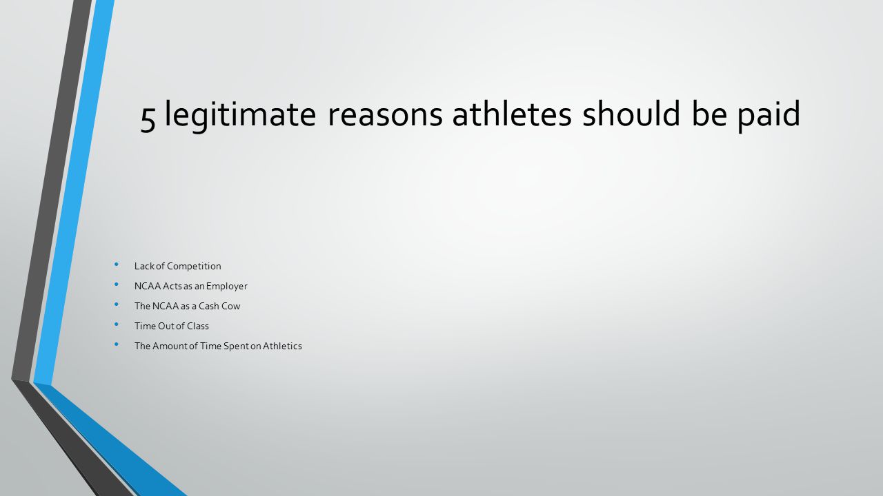 PPT - Should College Athletes be Paid to Play? PowerPoint