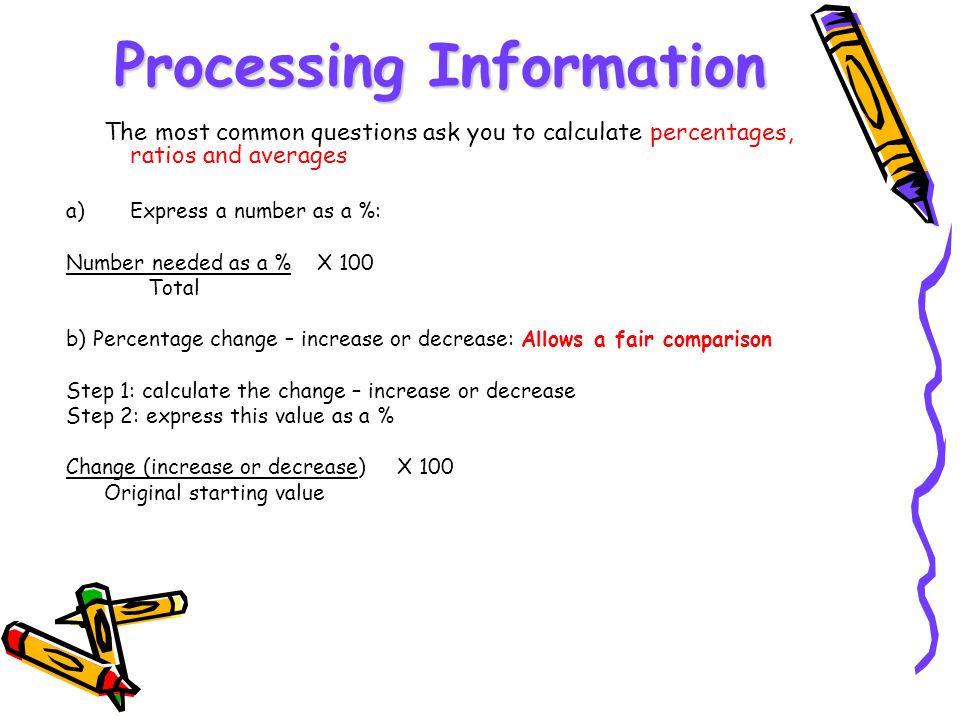 Processing Information