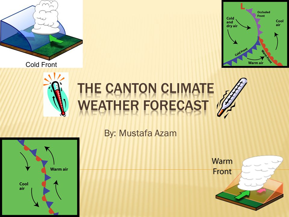 The Canton Climate Weather Forecast