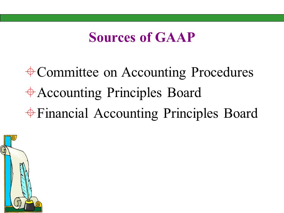 sources of gaap