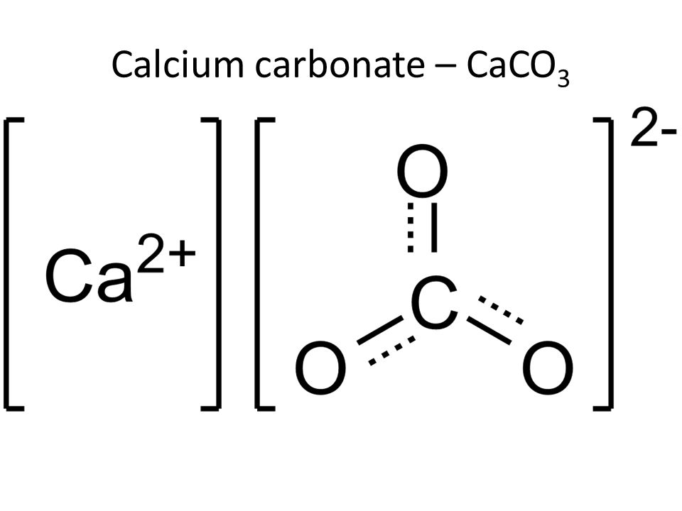 Calcium carbonate – CaCO3