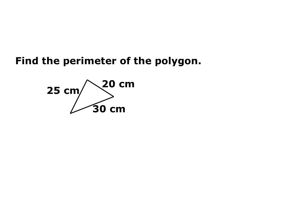 Find the perimeter of the polygon.