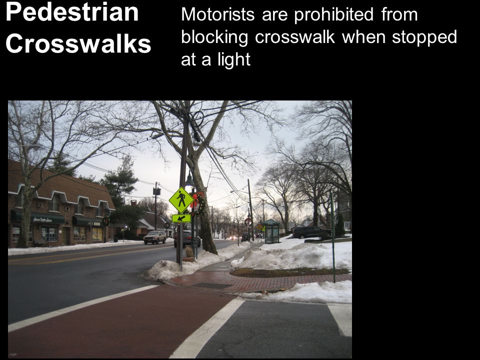 Pedestrian Crosswalks