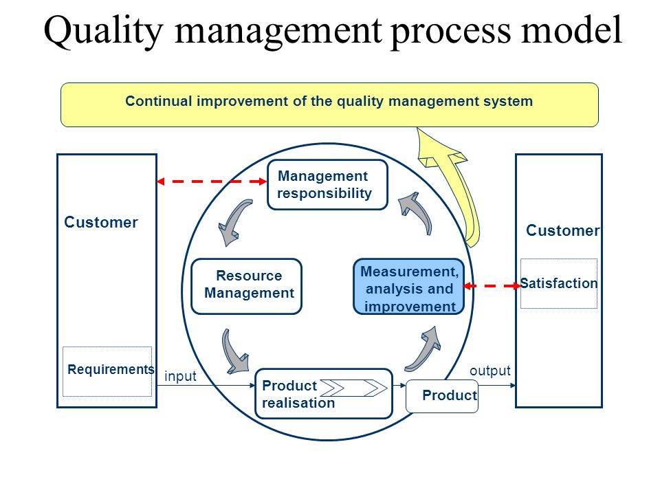 Quality management process model