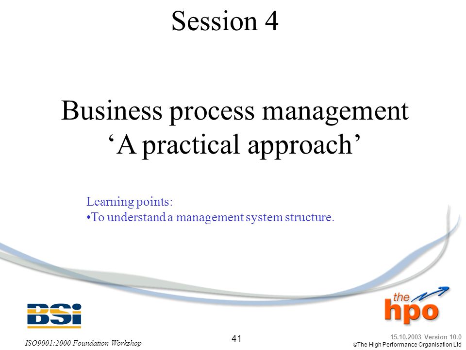 Business process management ‘A practical approach’
