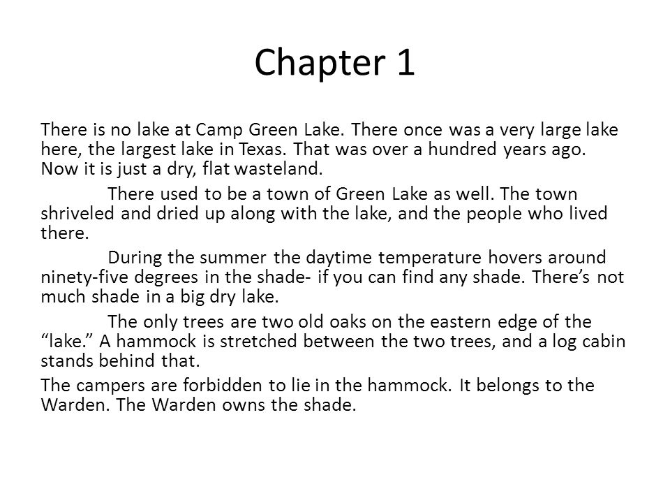 descriptive writing of a lake