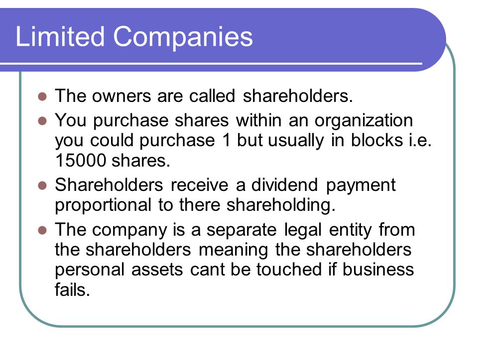 The Legal Structure Of Business Ppt Download