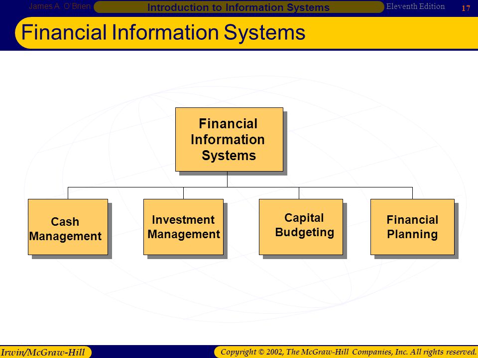 Financial Information Systems