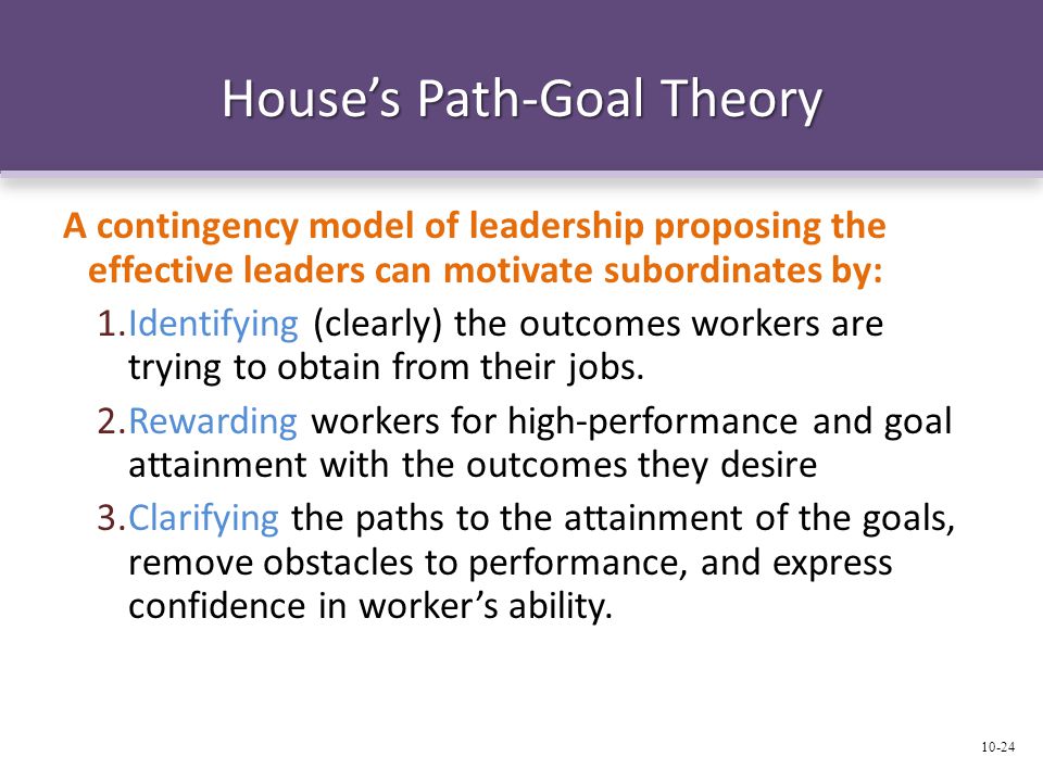 House’s Path-Goal Theory