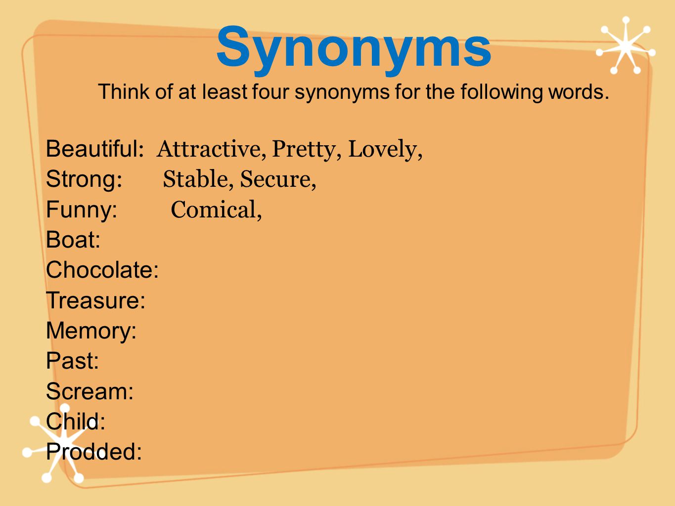 Prodded Synonym