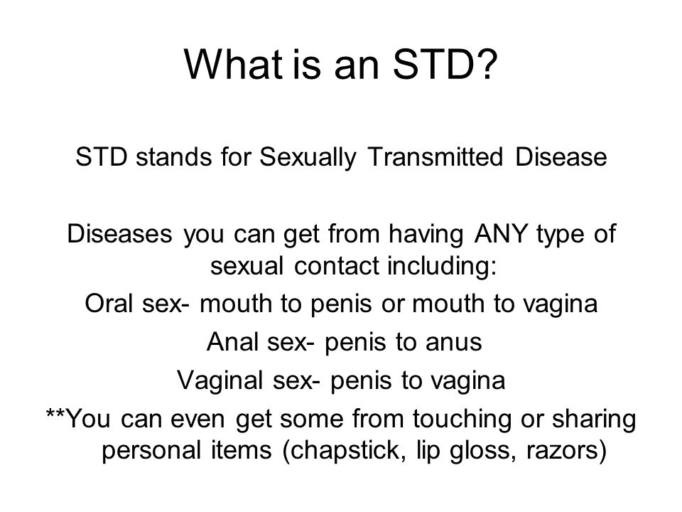 can you get stds from anal sexde menores porn
