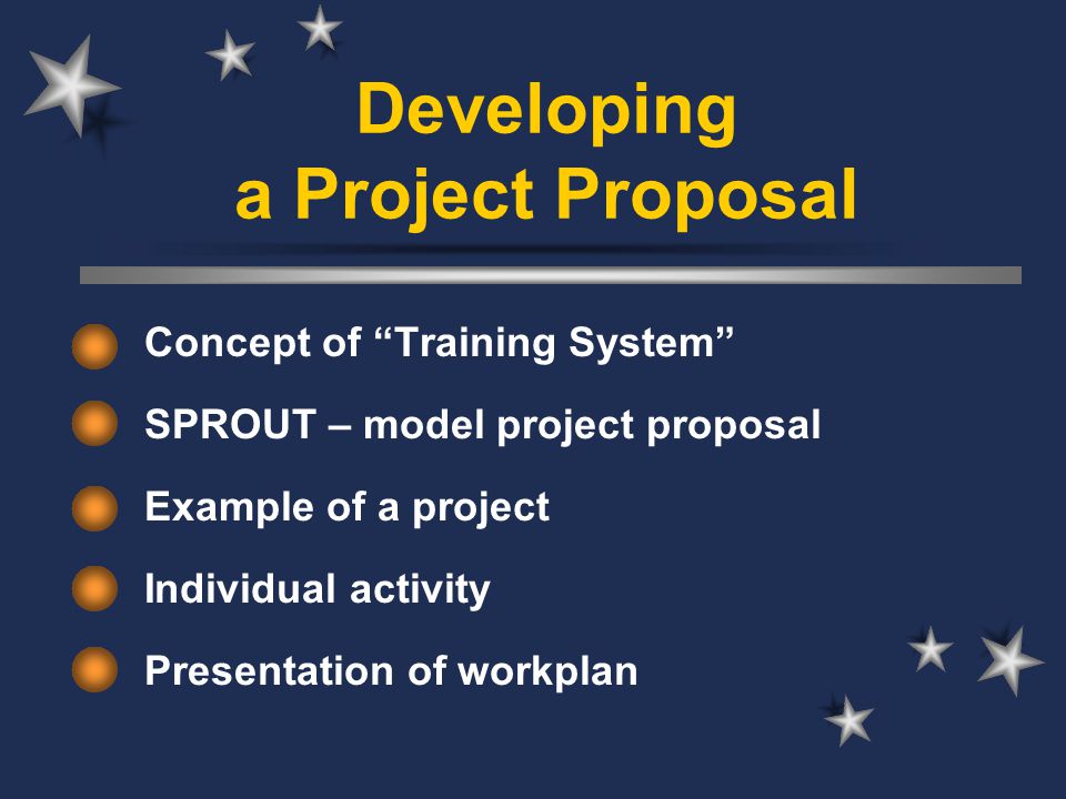 Developing a Project Proposal
