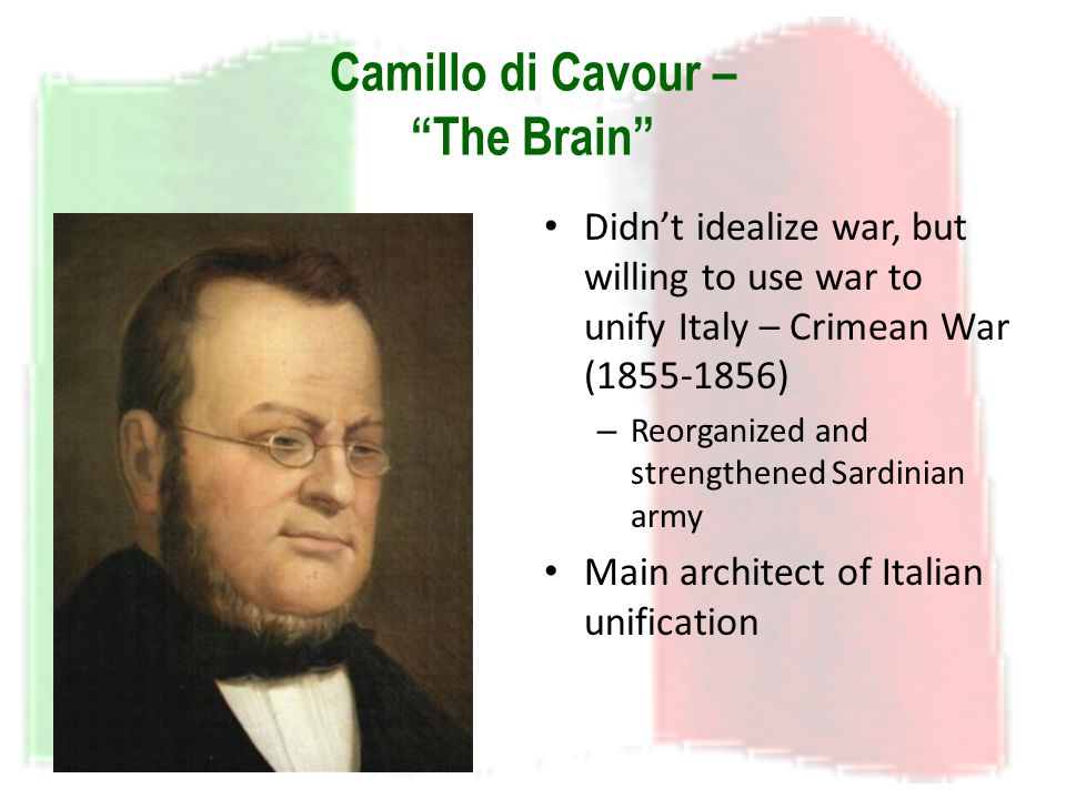 cavour italian unification