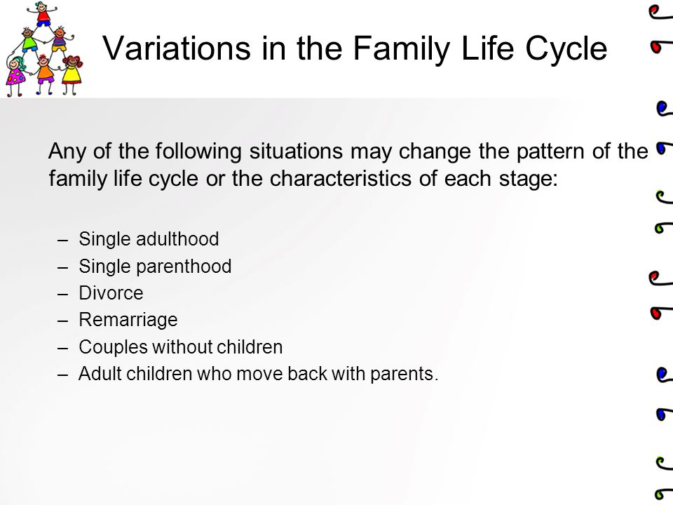 Variations in the Family Life Cycle