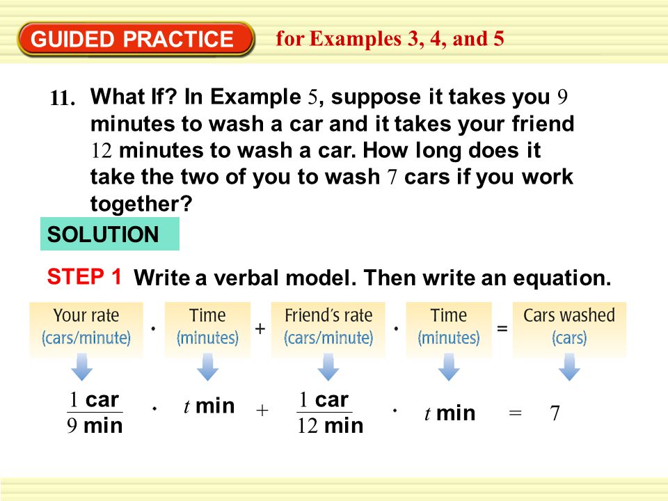 GUIDED PRACTICE for Examples 3, 4, and 5.
