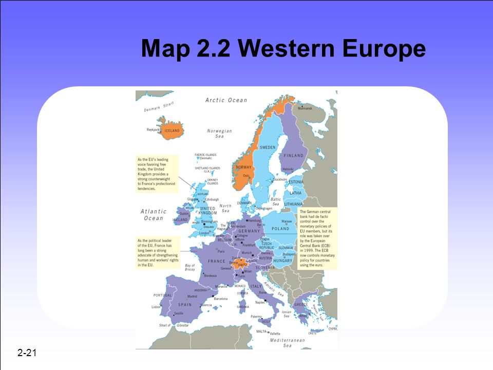Map 2.2 Western Europe 2-21