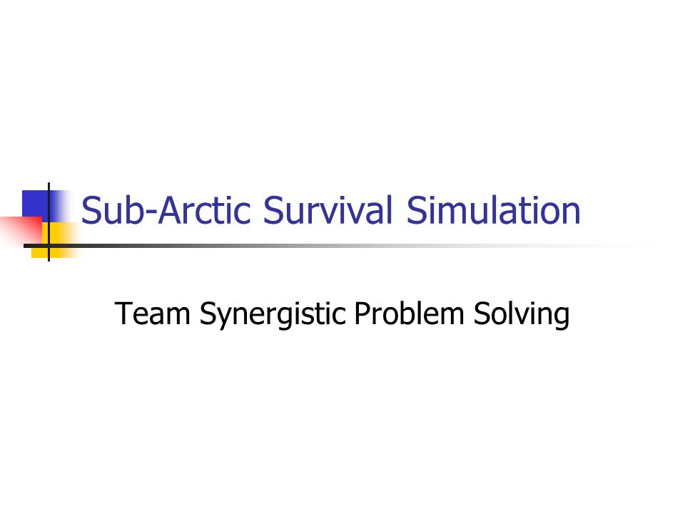 subarctic survival situation video