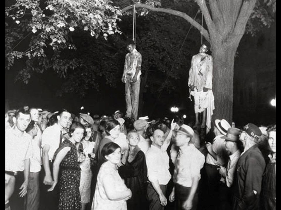 This 1930 photo shows the lynching of Thomas Shipp and Abram Smith in Marion, Indiana.