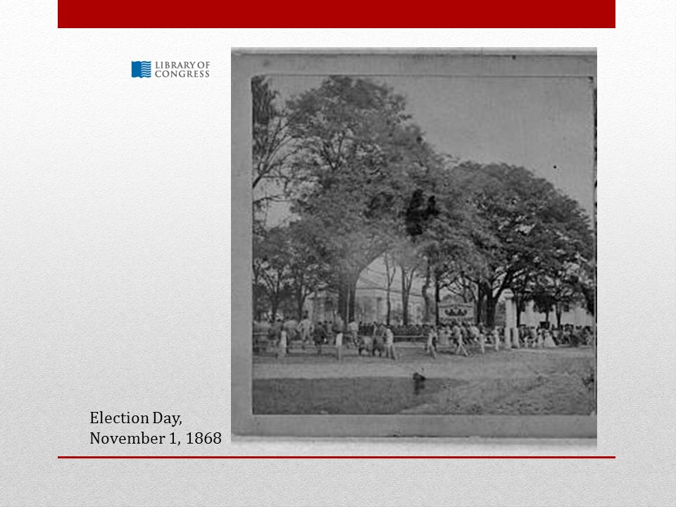 Election Day, November 1, 1868