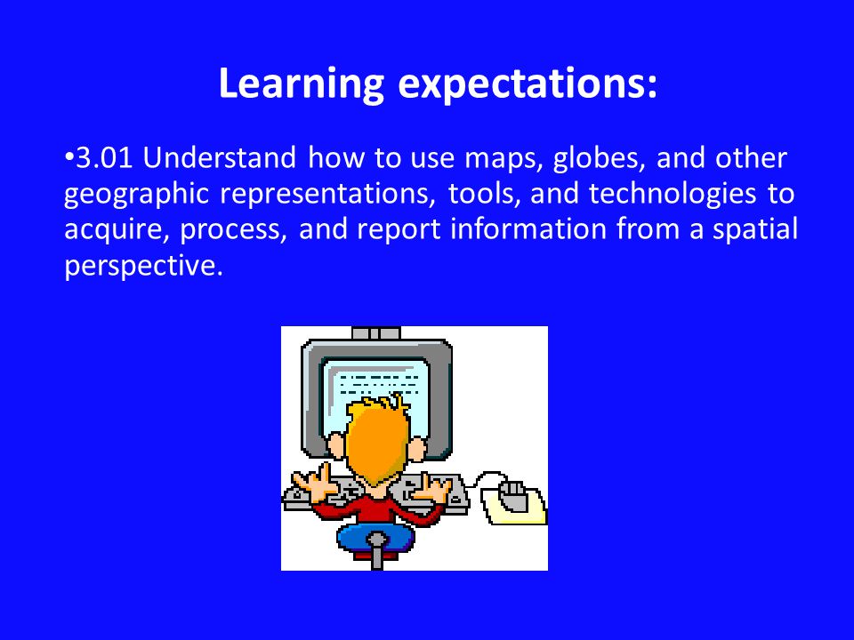 Learning expectations: