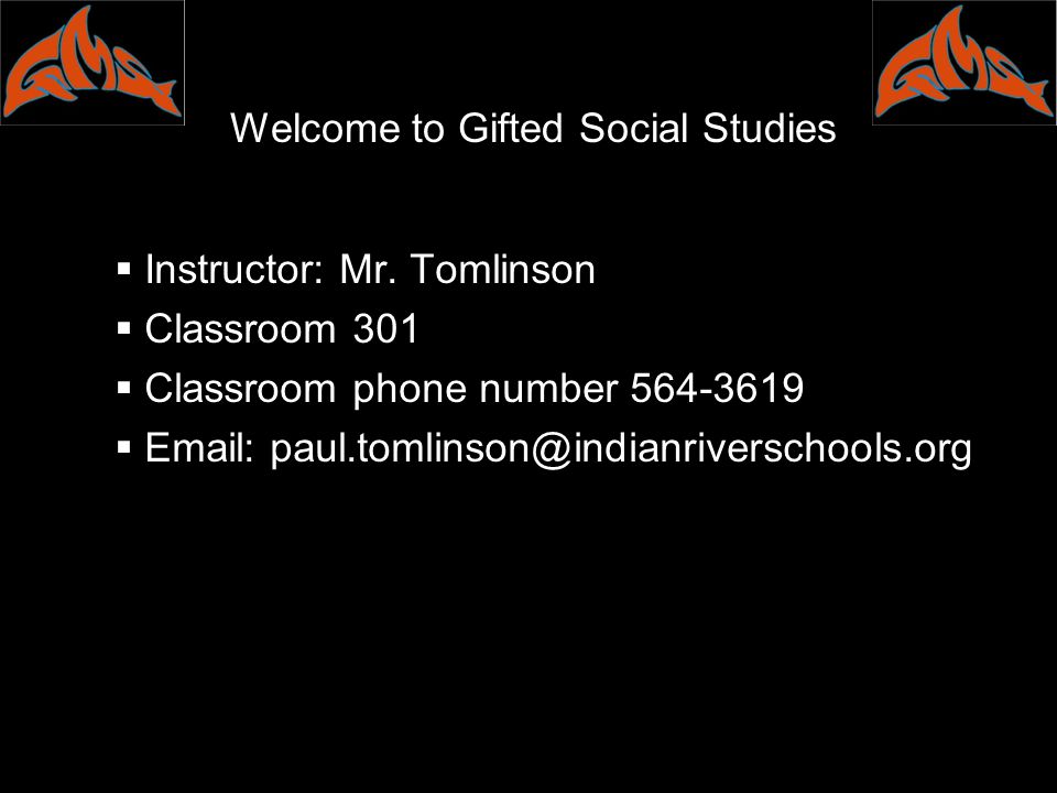 Welcome to Gifted Social Studies