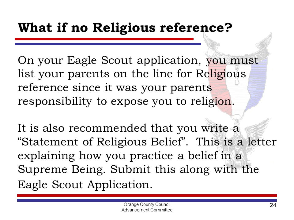 Eagle Scout Parent Recommendation Letter Template from slideplayer.com