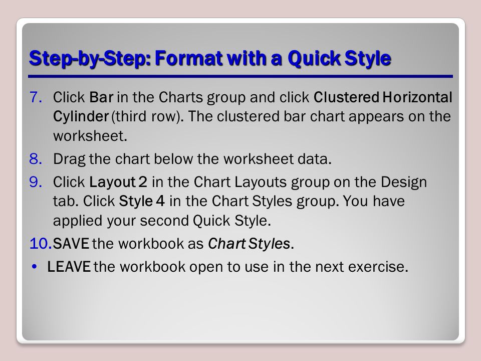 Style 7 Chart Quick Style Excel