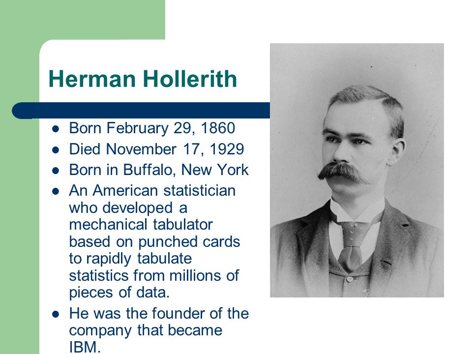 herman hollerith biography