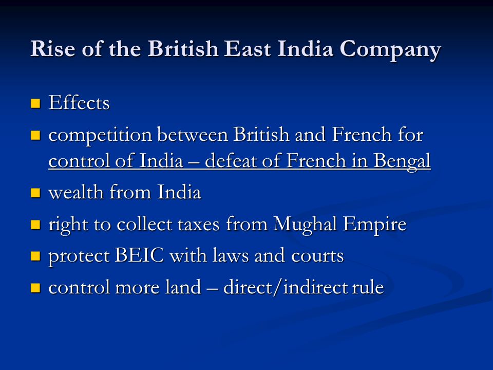 what were the effects of british rule in india