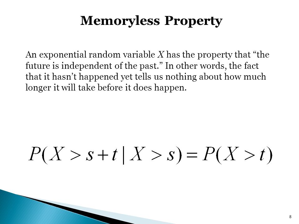 Chapter 6 4 Exponential Distribution Chris Morgan Math G Ppt Download