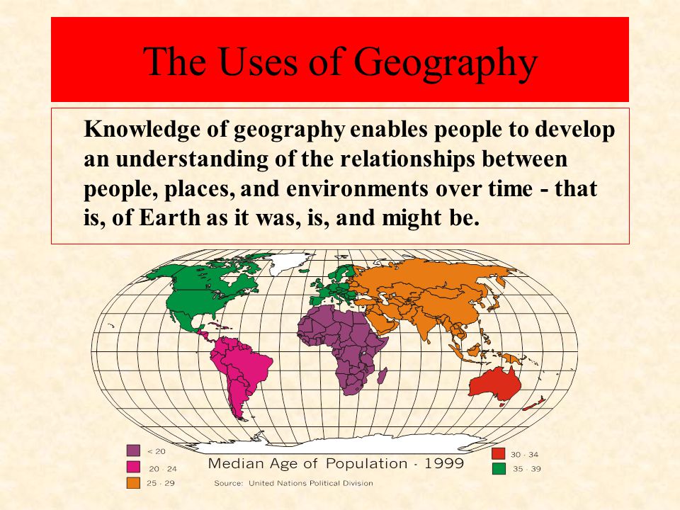 The Uses of Geography