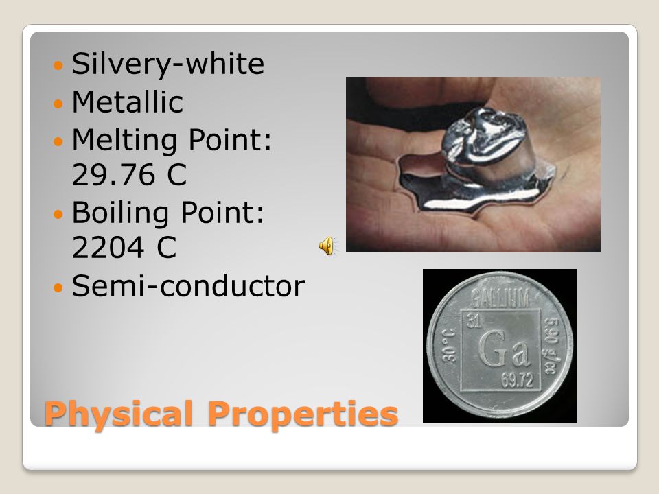 Gallium By: Tori - ppt video online download