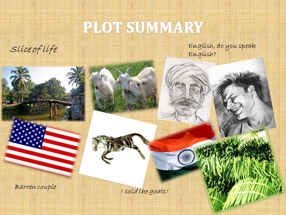 a horse and two goats story summary