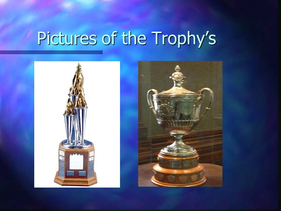Pictures of the Trophy’s