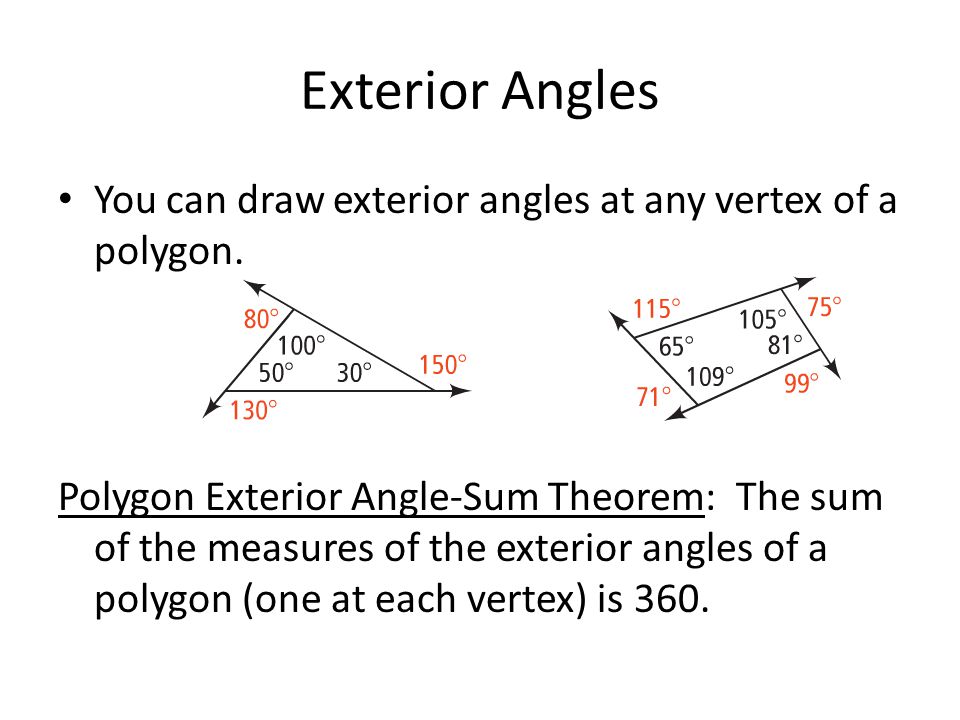 6 1 The Polygon Angle Sum Theorems Ppt Video Online Download