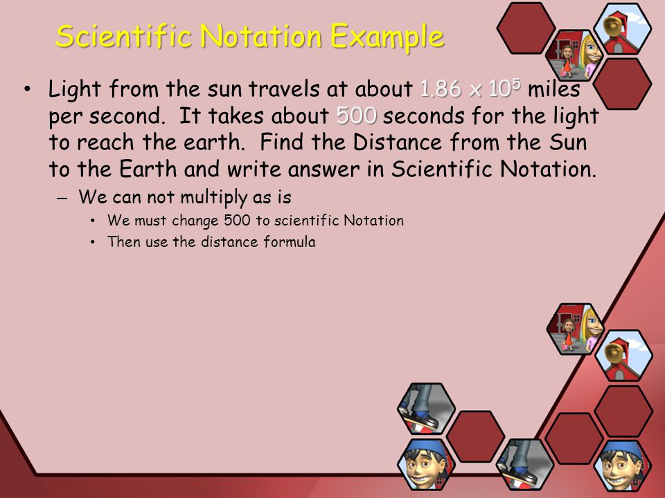 Scientific Notation Example