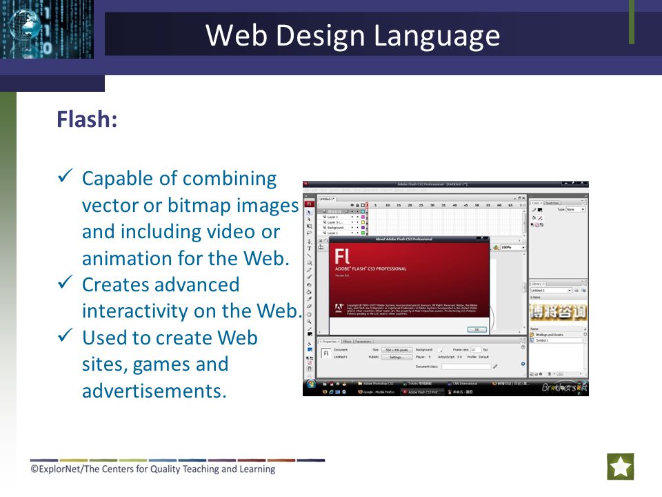 Web Design Language Flash: