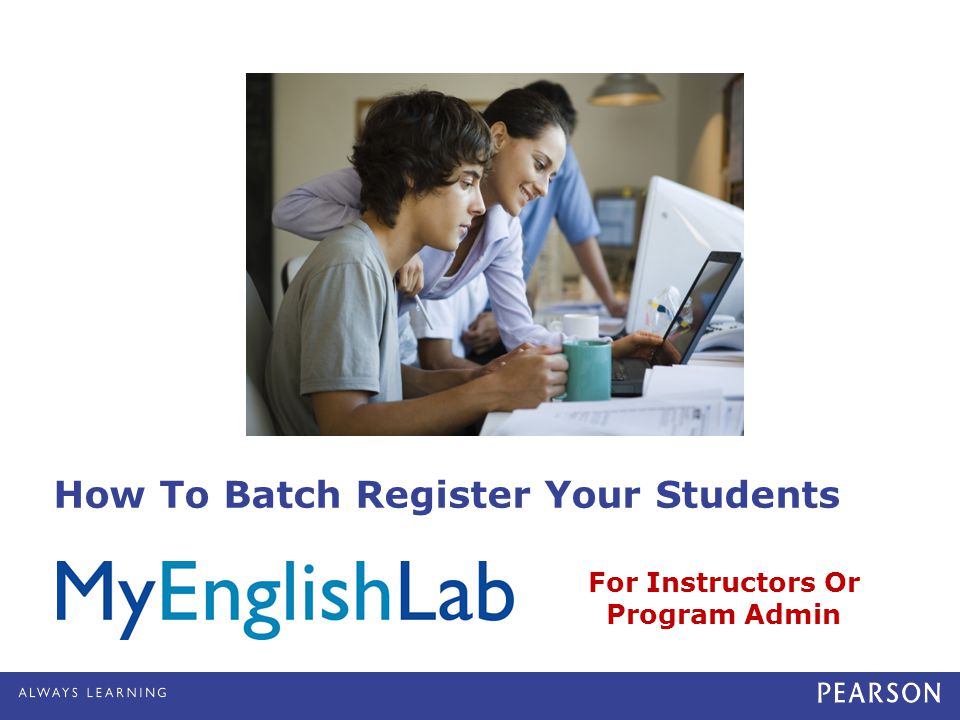 How To Batch Register Your Students