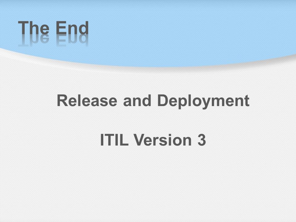 Release and Deployment