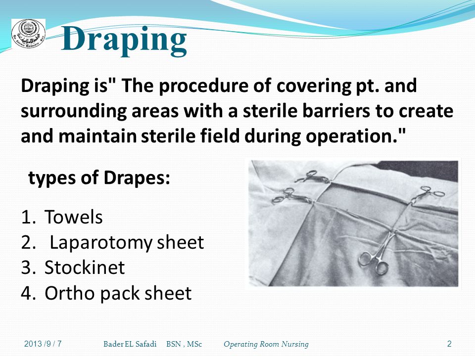 Skin Preparation And Draping Of Surgical Site Ppt Video