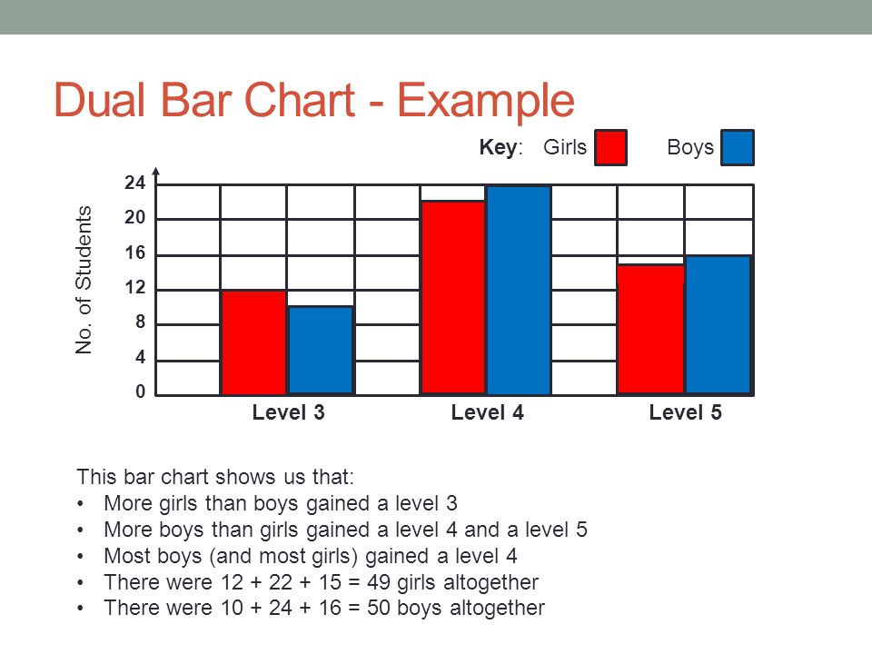 Dual Bar Chart - Example