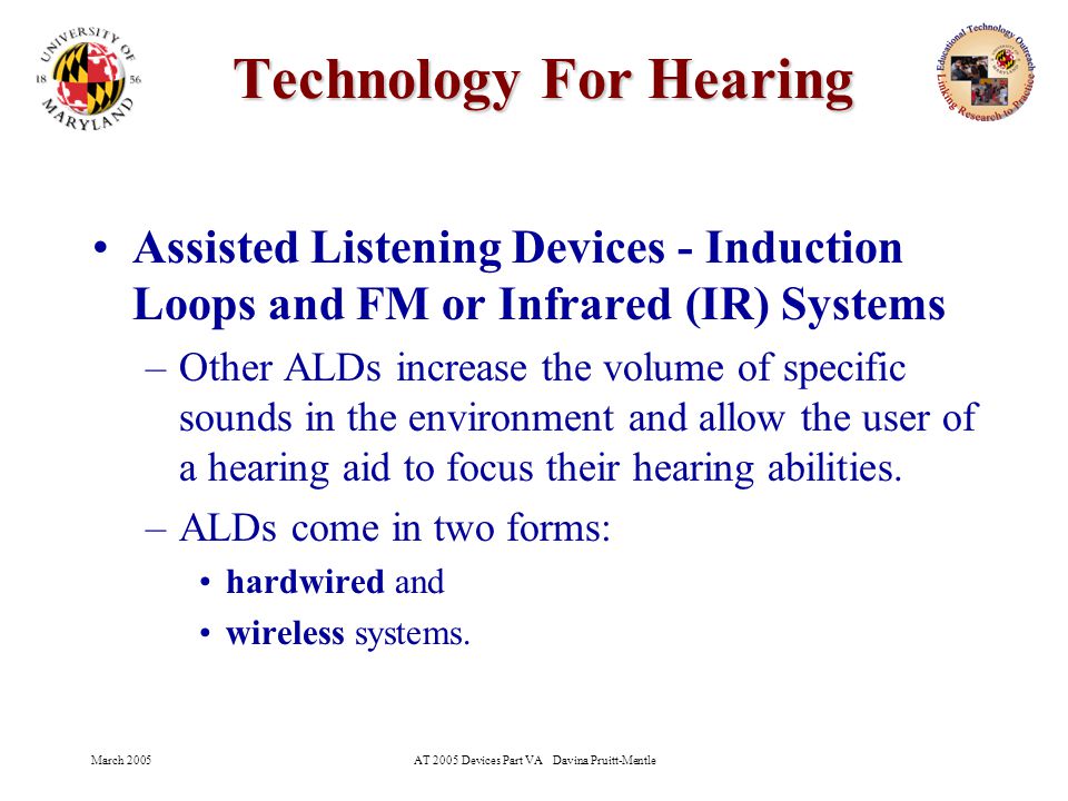 Technology For Hearing
