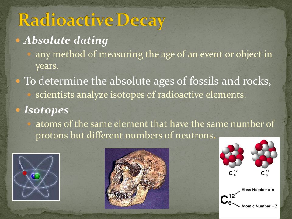 how is radioactive dating used to estimate the age of objects