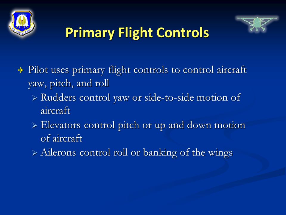 Primary Flight Controls