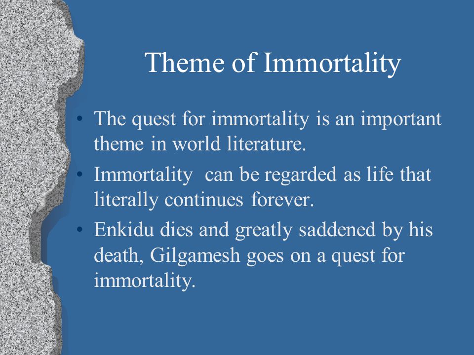 Реферат: The Search For Immortality In Gilgamesh Essay