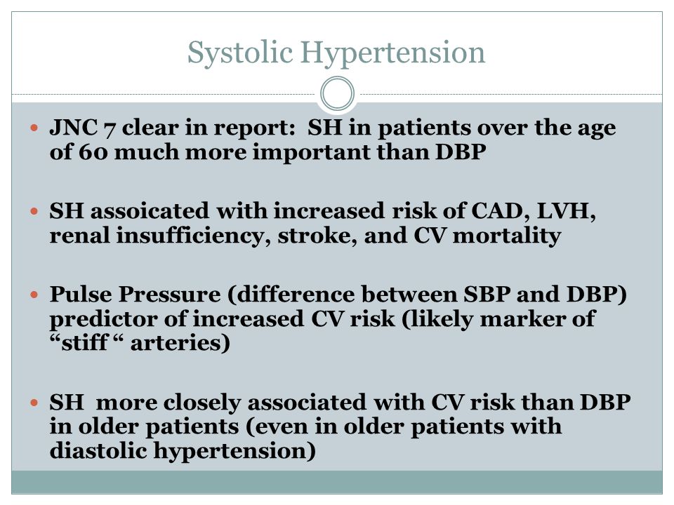 Systolic Hypertension