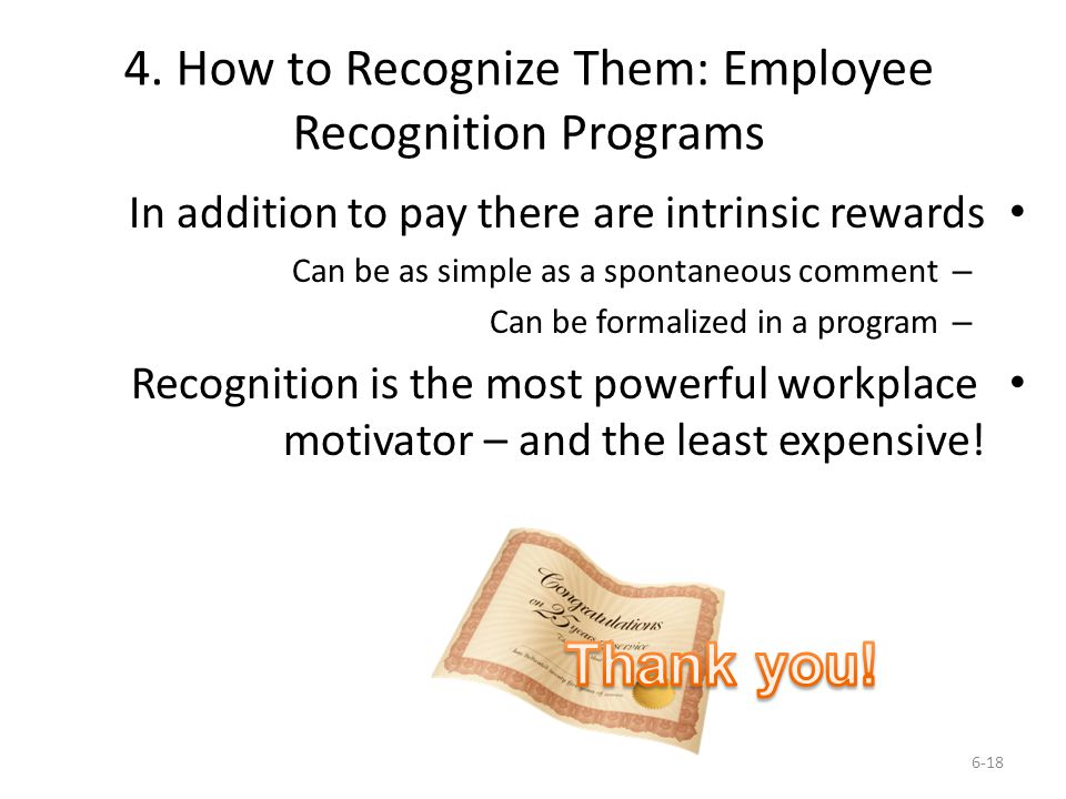 4. How to Recognize Them: Employee Recognition Programs