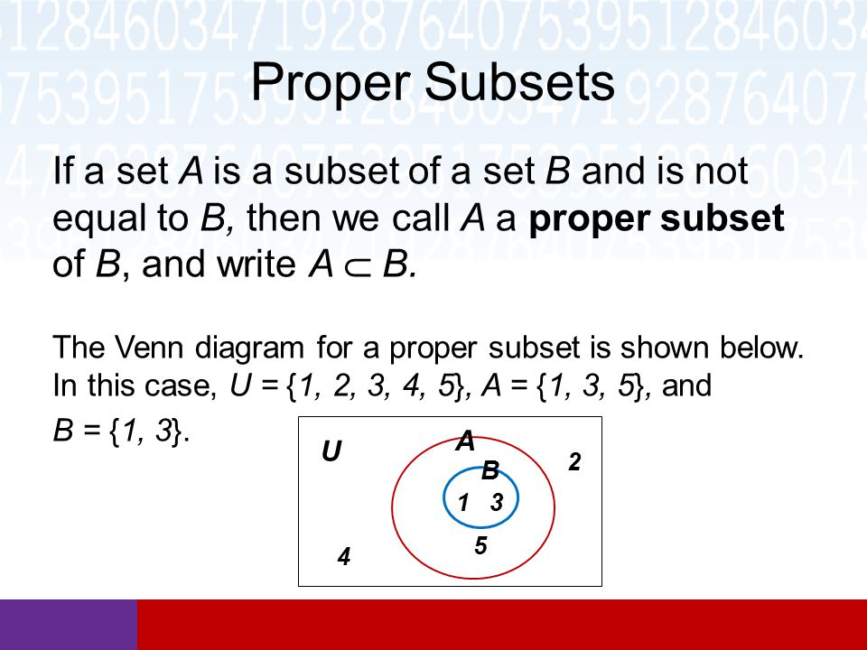Subsets and Set Operations - ppt video online download