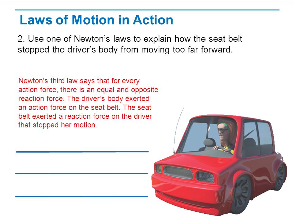 Laws of Motion in Action